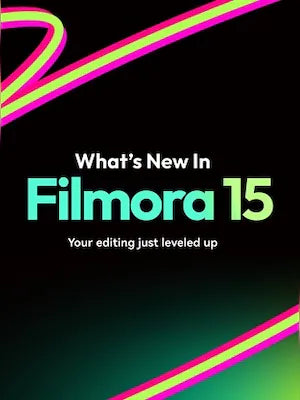 Wondershare Filmora 15 Video Editor (PC) - 1 Device - Lifetime